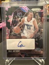 2024-25 Panini Prizm - Signatures Cole Anthony #SIG-CAM Lotus Flower Prizm 18/18