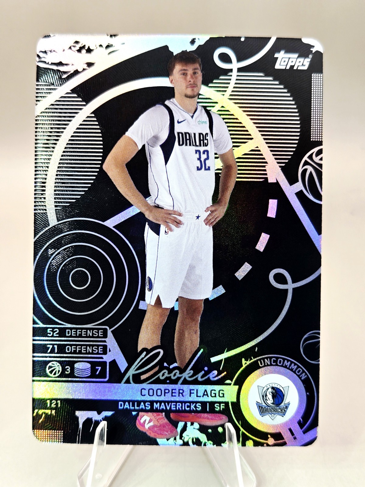 COOPER FLAGG  2025 Topps Match Attax #121 Black (Uncommon) ROOKIE