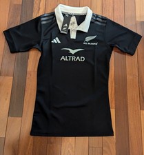 Image of Adidas All Blacks Home Jersey Black Men's $95 NWT IX3112 Rugby Football XS