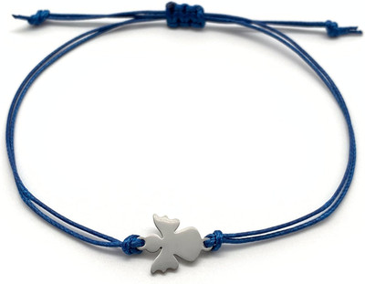 Schutzengel Armband | Glücksbringer Armkettchen mit Engel Schutzengelchen | Armb