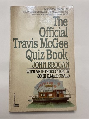 The Official Travis McGee Quiz Book by John Brogan 1984 Ballantine Paperback