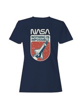 Officially Licensed Nasa Space Shuttle: Nothing is Impossible Women's T-shirt