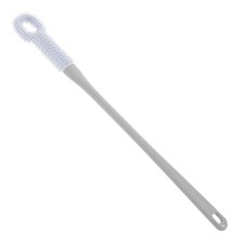 HOMOCONO Soft Silicone Long Handled Foot Brush 39.50X3.50X1.00CM, Sky-blue