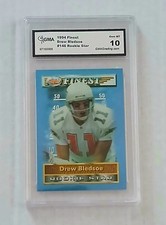*Price REDUCED*Gem Mint 💥GMA 10 RC Drew Bledsoe 1994 Topps Finest #146