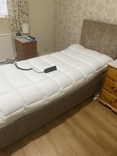 Small Single Bed With Adjustable Motorised Mattress Including Protector