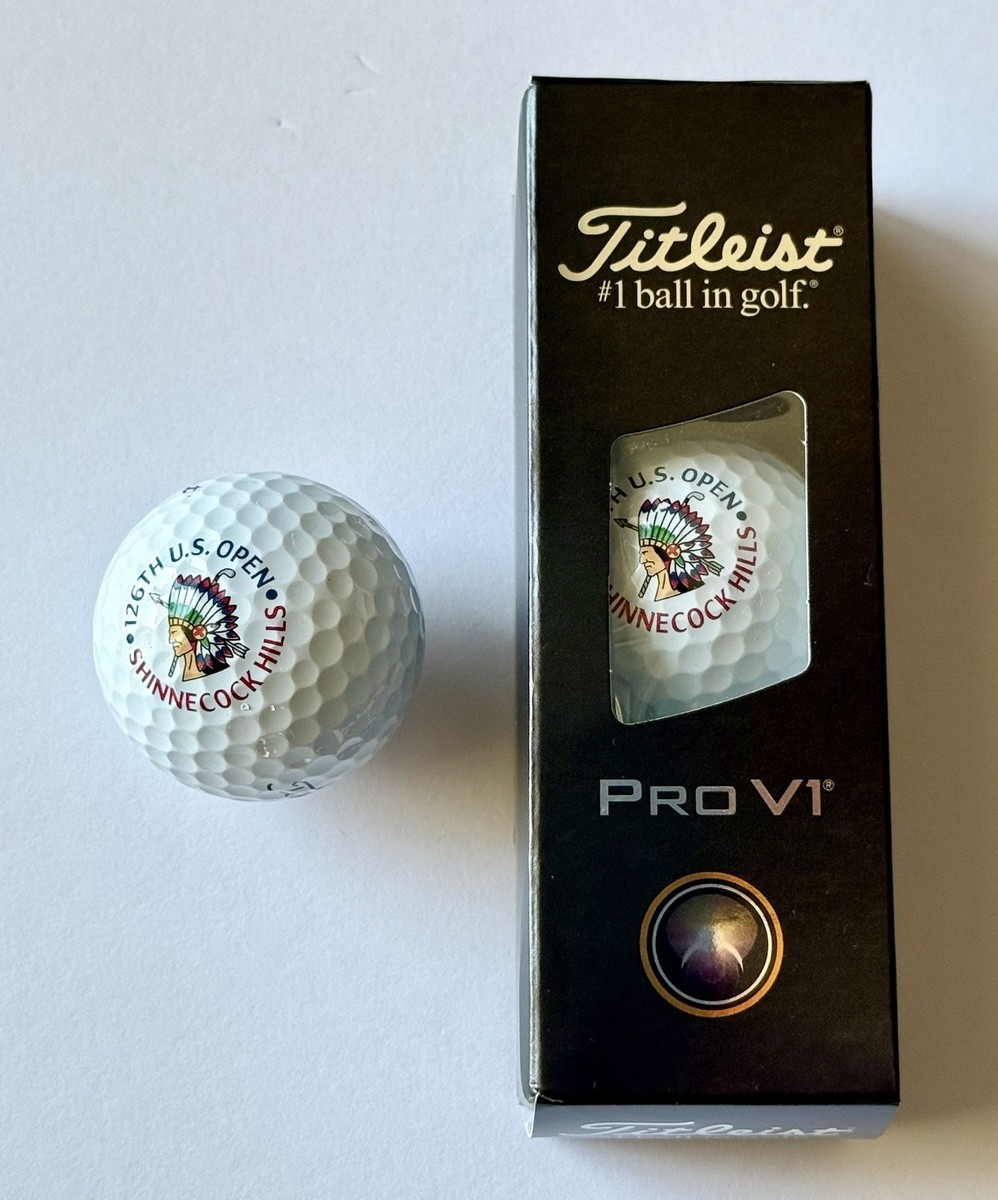 2026 US Open Golf Balls Titleist Pro V1 Shinnecock Hills sleeve of