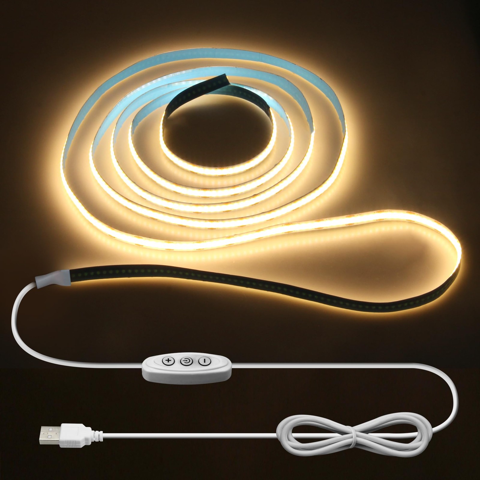 Bande LED COB 2m réduit la fatigue visuelle rétroéclairage TV USB