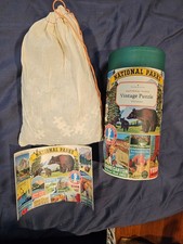Cavallini Co puzzle of National Parks Map Vintage 1000 Pieces