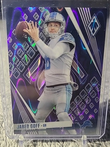 2023 Panini Phoenix Jared Goff Purple Seismic SP /125 - Lions