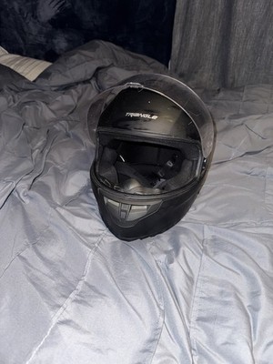 Triangle FF351 Motorcycle Helmet, Size L, Black