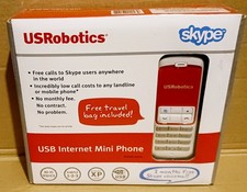 US Robotics USB Internet Mini Skype  Phone Model: 9602 - (Factory Sealed)