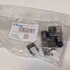 Pair of Nordson Canfield Connector Mini PG9 P5600 Series Valve Connectors