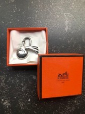 RARE Hermes Silver Dans Les Etoiles Shooting Star Cadena Lock Bag Charm Auth