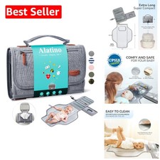 Quick Access Baby Wipes Pocket on Portable Changing Pad - Ideal for Busy Parents