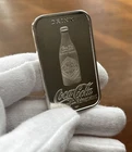 Coca Cola 75th Anniversary .999 Silver Bar 1976 Louisville KY