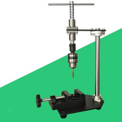 Manual Tap Machine Kit with Small Vise Metal Hand Tap Set for Efficient