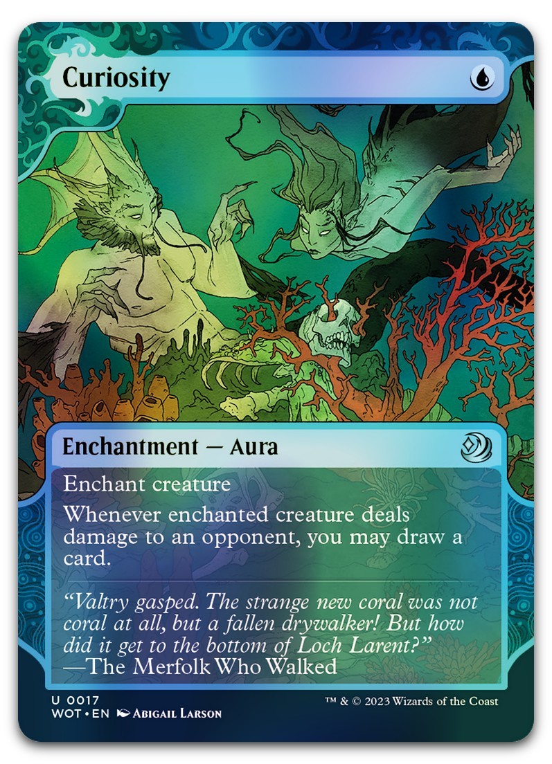 Curiosity #17 (Foil) (NM) Wilds of Eldraine WOT Magic MTG