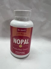 Santo Remedio Nopal. Prickly Pear Cactus Dietary Supplement. 700 Mg 180 Capsule