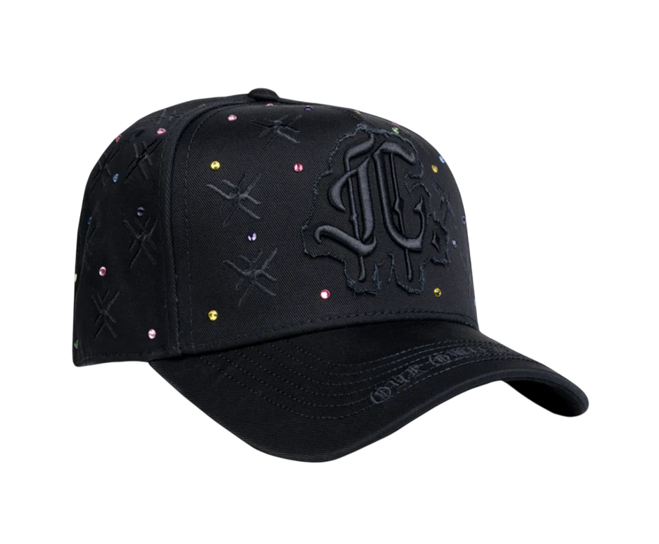 JC HATS RAINBOW BLACK SNAPBACK HAT 3051 BLK | eBay
