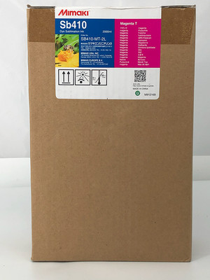 Mimaki Sb410-MT-2lt Magenta 2-Liter Ink Bag, expiration 2019