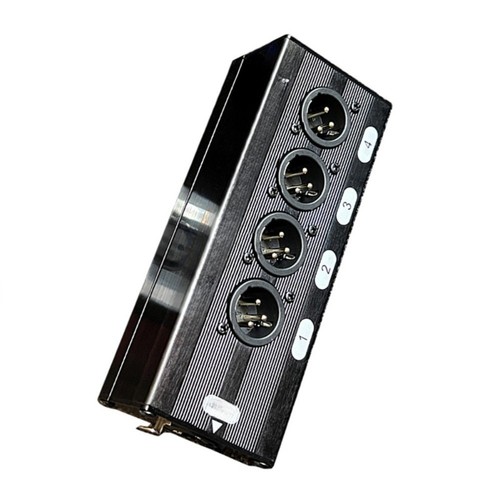 For DMX512 4-Channel XLR Cable Extender Aluminum Housing 300m Transmission - Bild 2 von 9