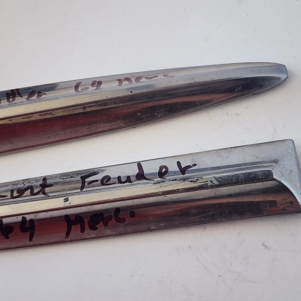 1964 Mercury Park Lane Front Fender Molding Trim Marauder Spears Monterey OEM Foto 4 de 4