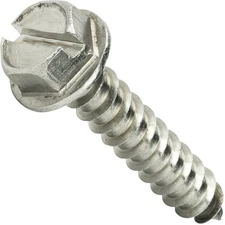 #10 Hex Head Sheet Metal Screws Self Tapping Stainless Steel 18-8 All Lengths