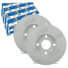 2X JURID BREMSSCHEIBEN HINTEN 240mm VOLL PASSEND FÜR OPEL COMBO CORSA TIGRA |