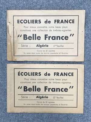 Vignettes "Belle France" série Algérie 1830-1930, feuille 1 et 2, série XXII - Photo 1/4