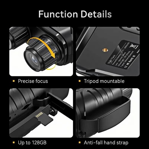 4K 36MP 10X Night Vision Goggles For Hunting IR Infrared Binoculars Digital Zoom - Picture 17 of 19