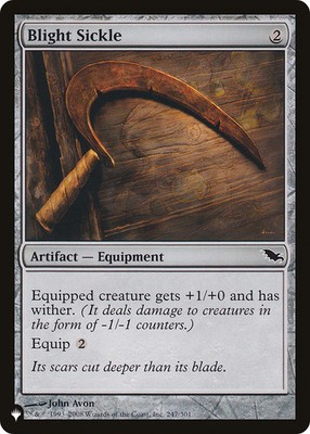 Blight Sickle [The List] Magic MTG