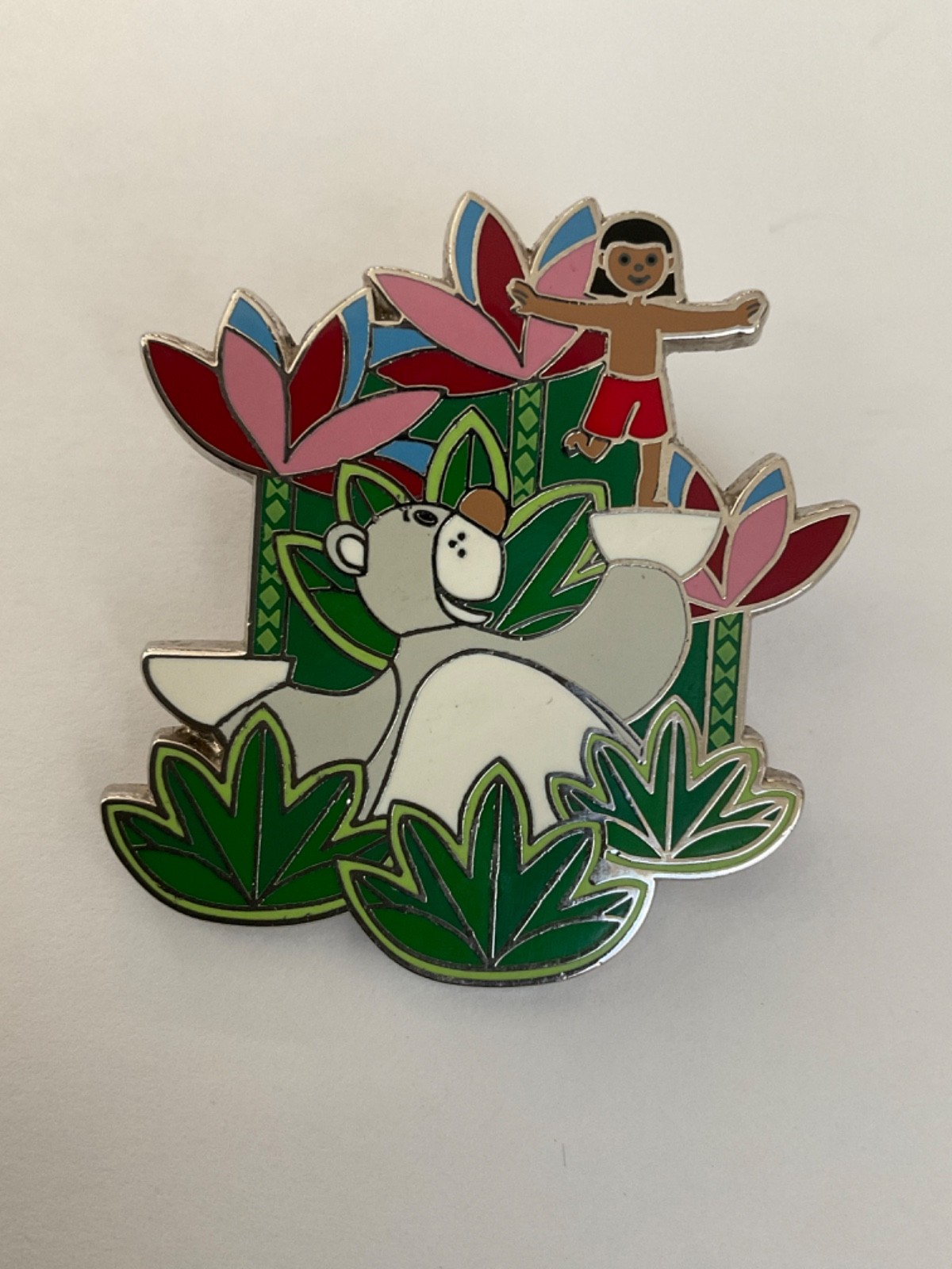 Jungle Book Mowgli & Baloo Its a Small World Mystery Disney Pin E9