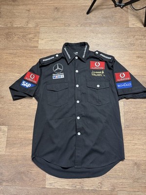 Mersedes Benz Mobil 1 Johnie Walker Vodafone shirt size L Duties Paid(USA)