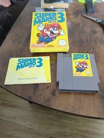 Nintendo NES Super Mario Bros. 3 Modul, Anleitung, H&uuml;lle