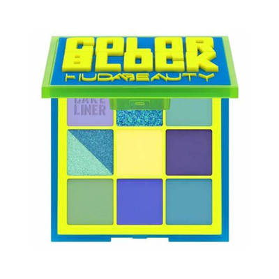 2 x Huda Beauty Color Block Obsessions Lidschatten Palette 7,5g - Blau & Grün