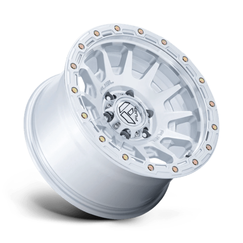 (1PC) Fuel Fc884 Fortress 18X9 6X135 Gloss Silver 1mm Wheel Rim 18 Inch - Foto 4 di 9