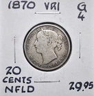 1870 Newfoundland 20 Cents — photo from another recent sale