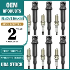 6X Ignition Coil &Iridium Spark Plug for BMW 228i 320i 328i 428i 528i 535i UF592