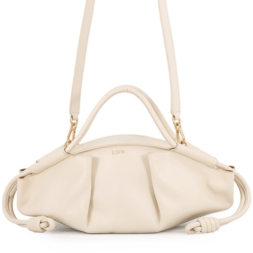 LOEWE Paseo 2WAY Handbag Size Small Leather Ivory A709P48X02