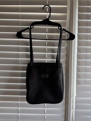 Auriella Black Faux Leather Shoulder Bag! Navy Blue!