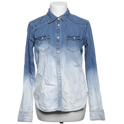 American Eagle Outfitters, Jeanshemd, Größe: M, Blau/Weiß, Einfarbig, Denim #aOn