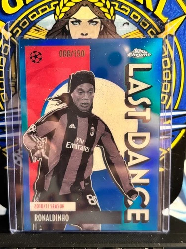 2025-26 Topps Finest Ronaldinho Last Dance Blue /150
