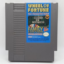 Wheel of Fortune Family Edition (Nintendo NES) Authentic Cleaned Tested Working