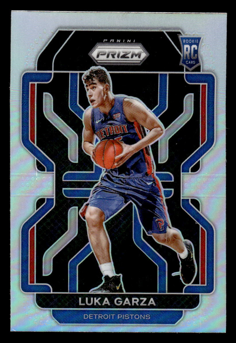 2021-22 Panini Prizm #303 Luka Garza Silver Prizm Rookie PISTONS