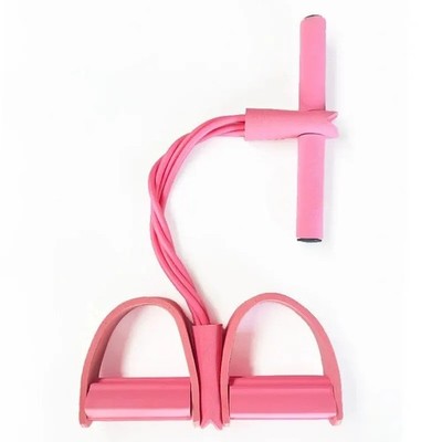 4-Tube Pedal Resistance Band Elastic Yoga Pedal Puller Yoga Tension Pull Rope