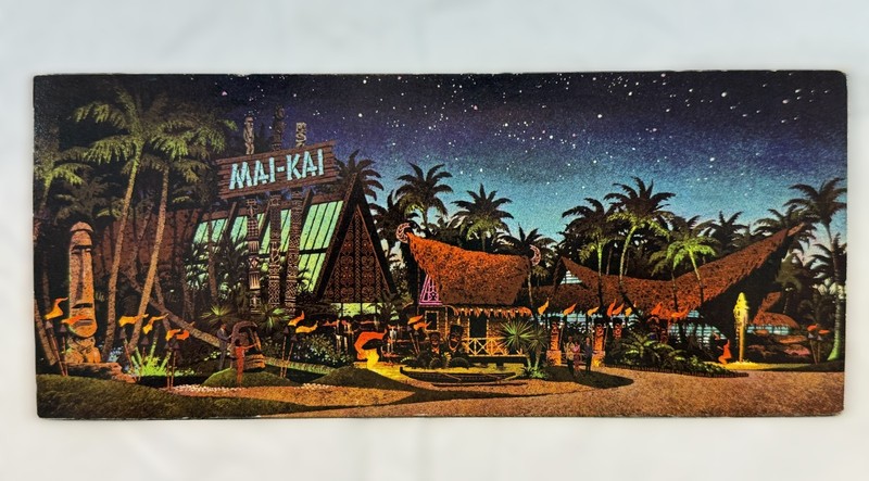 VINTAGE MAI-KAI POLYNESIAN RESTAURANT FORT LAUDERDALE FLORIDA WIDE FORMAT- RARE!
