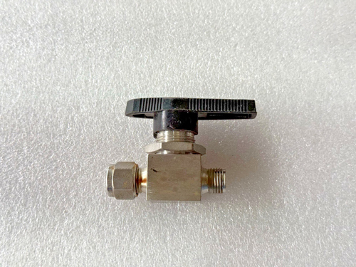 “D‑PRO V82B‑D‑8M‑Stainless Steel 2‑Way Ball Valve, 8 mm DK‑LOK, 3000 PSI, SS316 - Picture 2 of 7