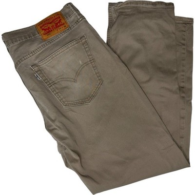 Levi's 541 Jeans Herren Größe W34 L30 Beige Straight Fit