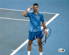 Novak Djokovic Signed 8x10 Photograph Autograph JSA COA Tennis Serbia