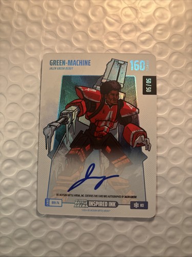 2024 Bo Jackson Battle Arena Green-Machine Inspired Ink Ice Jalen Green AUTO /50